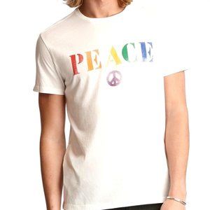 John Varvatos Peace Pride Graphic Crew T-Shirt